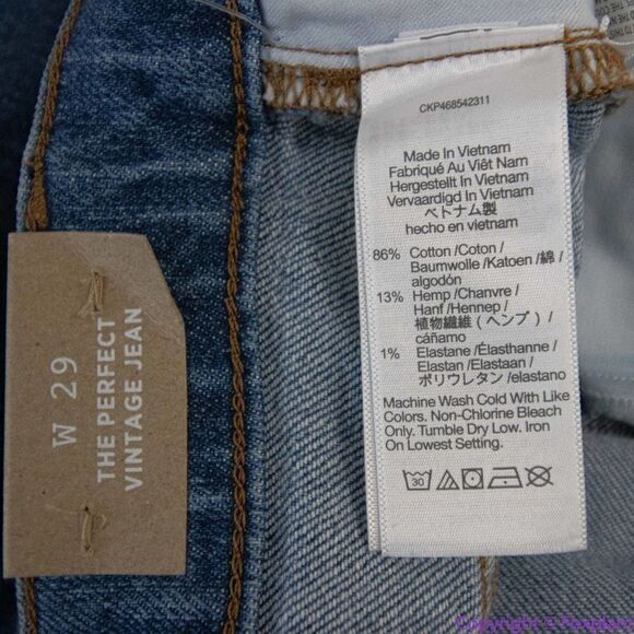 NEW Madewell The Perfect Vintage Jean‎ in Earlside Wash,29 - Picture 16 of 16